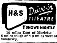 Starlite Drive-In - Oct 13 1955 Ad